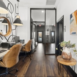 a business lounge